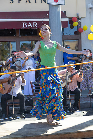 Flamingo Dancer at a fair
