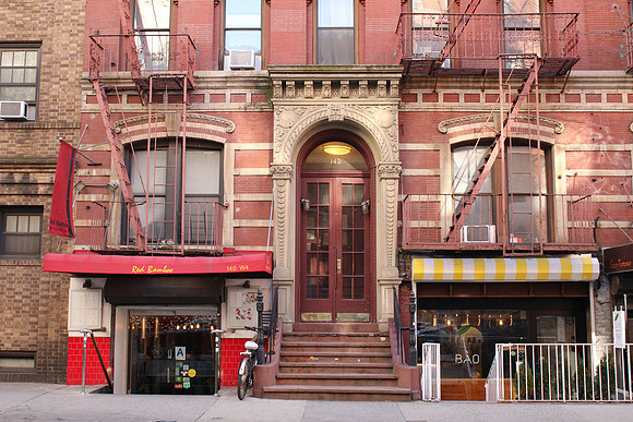 Front entrance to a Building in Greenwich Village, NYC