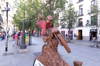 Street artist in Madrid