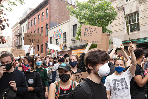 Protest Against Police Violence in Greenwich Village
