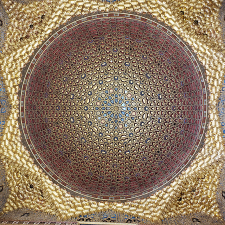 Ceiling of the Hall of Ambassadors in the Alcazar, Seville