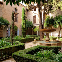 Interior of Alhambra, Granada