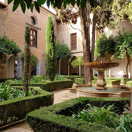 Interior of Alhambra, Granada