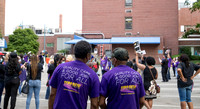 A vigil held at Wynthrop Hospital for Healthcare Workers in Local 1199 demanding a new contract