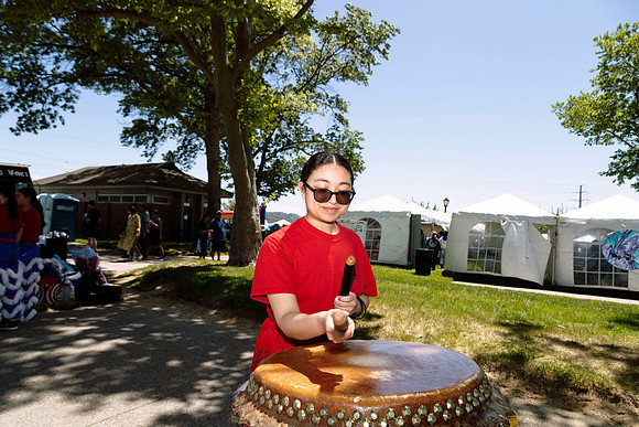 Performing Music, Asian Festival, Long Island, New York